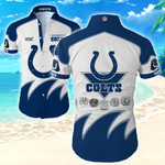 Nfl Indianapolis Colts Hawaiian Shirt Tropical Shirt Mens Fl Summer Button Up Shirt For Men Beach Wear Short Sleeve Hawaii Shirt