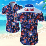 Chicago Cubs Hawaiian Shirt Summer Button Up Shirt For Men Beach Wear Short Sleeve Hawaii Shirt