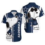 Dallas Cowboys Snoopy Lover 3D Printed Hawaiian Shirt
