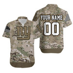 New York Giants Camoflage Pattern 3D Personalized Hawaiian Shirt