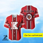 Hawaii Kahuku High Polynesian Baseball Jersey | Colorful | Adult Unisex | S - 5XL Full Size - Baseball Jersey LF