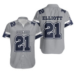 21 Ezekiel Elliott Cowboys Jersey Inspired Style Hawaiian Shirt