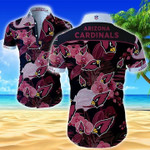 Nfl Arizona Cardinals Classic Nfl Hawaiian Shirt Summer Button Up Shirt For Men Beach Wear Short Sleeve Hawaii Shirt