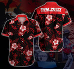 Tom Petty And The Heartbreakers Hawaii Shirt Summer Button Up Shirt For Men Beach Wear Short Sleeve Hawaii Shirt