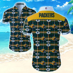 Nfl Green Bay Packers Nfl Hawaiian Shirt Summer Button Up Shirt For Men Beach Wear Short Sleeve Hawaii Shirt