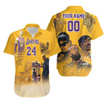 Kobe Bryant Los Angeles Lakers 24 Signed 3D Personalized Hawaiian Shirt