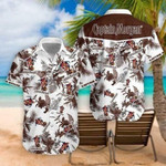 Captain Morgan Hawaiian Shirt White Men Women Beach Wear Short Sleeve Hawaii Shirt