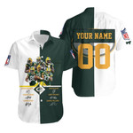 Green Bay Packers Signed Fan 3d Personalized Hawaiian Shirt
