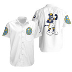 Denver Nuggets Basketball Classic Mascot Logo Gift For Nuggets Fans White Hawaiian Shirt