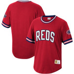 Cincinnati Reds Mitchell & Ness Cooperstown Collection Wild Pitch Jersey T-Shirt - Red - SHL