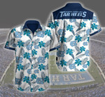 North Carolina Tar Heels Basketball Logo Hawaii Shirt Summer Button Up Shirt For Men Beach Wear Short Sleeve Hawaii Shirt