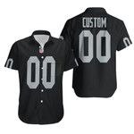 Oakland Raiders Personalized Custom Game Black Jersey Inspired Style Hawaiian Shirt