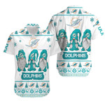 Christmas Gnomes Miami Dolphins Ugly Sweatshirt Christmas 3D Hawaiian Shirt