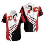 Calgary Flames Snoopy For Fans 3D Hawaiian Shirt