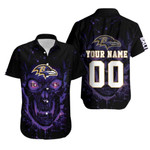 2021 Super Bowl Kansas City Chiefs Afc West Baltimore Ravens Nfl Skull For Fans 3d Personalized Hawaiian Shirt