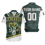 Green Bay Packers Aaron Rodgers Davante Adams Nfl 2020 Season Nfc North Winner Thanks Personalized Hawaiian Shirt
