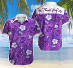 Purple Rain Logo Hawaii Shirt Summer Button Up Shirt For Men Beach Wear Short Sleeve Hawaii Shirt