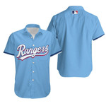 Texas Rangers 2020 MLB Team Light Blue Jersey Inspired Style Hawaiian Shirt