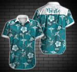 Tlab Nurse Hawaii Shirt Summer Button Up Shirt For Men Beach Wear Short Sleeve Hawaii Shirt
