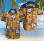 Tlmus-pantera Hawaii Shirt Summer Button Up Shirt For Men Beach Wear Short Sleeve Hawaii Shirt