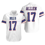 Buffalo Bills Josh Allen Game White jersey inspired style Hawaiian Shirt