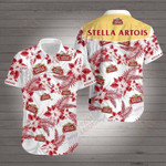 Stella Artois U Hawaii Shirt Summer Button Up Shirt For Men Beach Wear Short Sleeve Hawaii Shirt