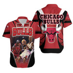 Michael Jordan 23 Chicago Bulls Caricature Style Hawaiian Shirt