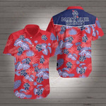 Pabst Blue Ribbon Hawaii Shirt Summer Button Up Shirt For Men Beach Wear Short Sleeve Hawaii Shirt