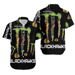 Monster Energy Logo For Lovers Chicago Blackhawks Hawaiian Shirt