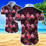 Nfl Arizona Cardinals Trendy Sport Hawaiian Shirt Funny Summer Button Up Shirt For Men Beach Wear Short Sleeve Hawaii Shirt