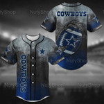 Dallas Cowboys Full Printing Shirt, Dallas Cowboys NFL Baseball Shirt, NFL Dallas Cowboys Baseball Jersey - Baseball Jersey LF