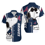 Atlanta Braves Snoopy Lover 3D Printed Hawaiian Shirt