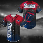 New England Patriots Full Printing Shirt, New England Patriots NFL Baseball Shirt, NFL Patriots Baseball Jersey - Baseball Jersey LF