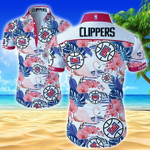 Los Angeles Clippers Hawaiian Shirt Summer Button Up Shirt For Men Beach Wear Short Sleeve Hawaii Shirt