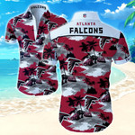 Nfl Atlanta Falcons Hawaiian Shirt Summer Button Up Shirt For Men Beach Wear Short Sleeve Hawaii Shirt