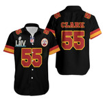 55 Frank Clark Kannas City 1 Jersey Inspired Style Hawaiian Shirt