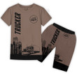  Personalized Trucker Combo T-Shirt BoardShorts TR
