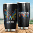  Autism Awareness Stainless Steel Tumbler Personalized