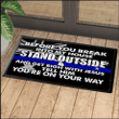  AU Police Doormat