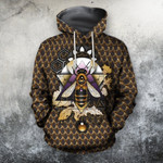 3D All Over Bumble Bee Hoodie - Amaze Style™-Apparel