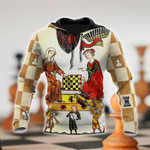 MEDIEVAL CHESS PLAYERS IN COURT WITH RED WILD ROSES Shirts  TR19022101 XT