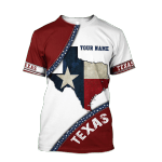 Texas 3D All Over Printed T-shirt