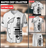 Summer Collection- Customized Name Chef 3D All Over Printed Unisex Shirts