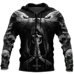 Grim Reaper and the Wolf - 3D All Over Printed Style for Men and Women