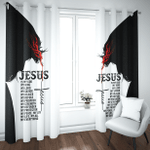 Jesus Easter Window Curtains JJW040502 - Amaze Style™-Curtains