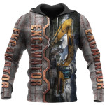Excavator 3D All Over Printed Shirts for Men and Women TT0106 - Amaze Style™-Apparel