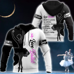 Premium Love Ballet 3D All Over Printed Unisex Shirts