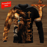 The King Lion Personalized Name Christian Jesus 3D Printed Design Apparel Men and Women