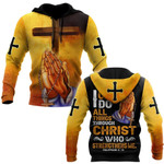 I Can Do All Things Through Christ Christian Jesus 3D Printed Design Apparel Men and Women