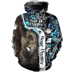 PL408 BOAR HUNTER CAMO MUDDY BLUE 3D ALL OVER PRINTED SHIRTS FOR MEN AND WOMEN - Amaze Style™-Apparel